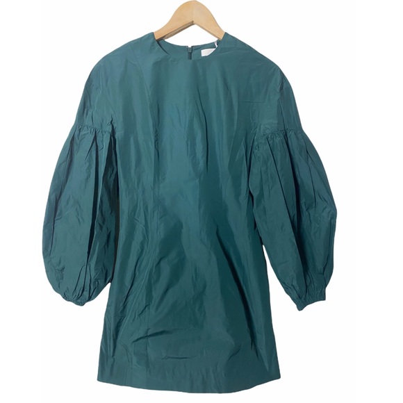 NEW! COS | Volume sleeve waisted dress - Picture 4 of 8